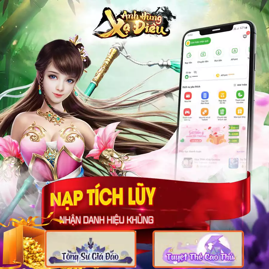 SỰ KIỆN NẠP TÍCH LŨY THÁNG 3