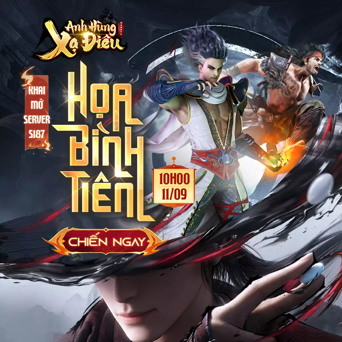 KHAI MỞ MÁY CHỦ MỚI S187 – HỌA BÌNH TIÊN (11/09)