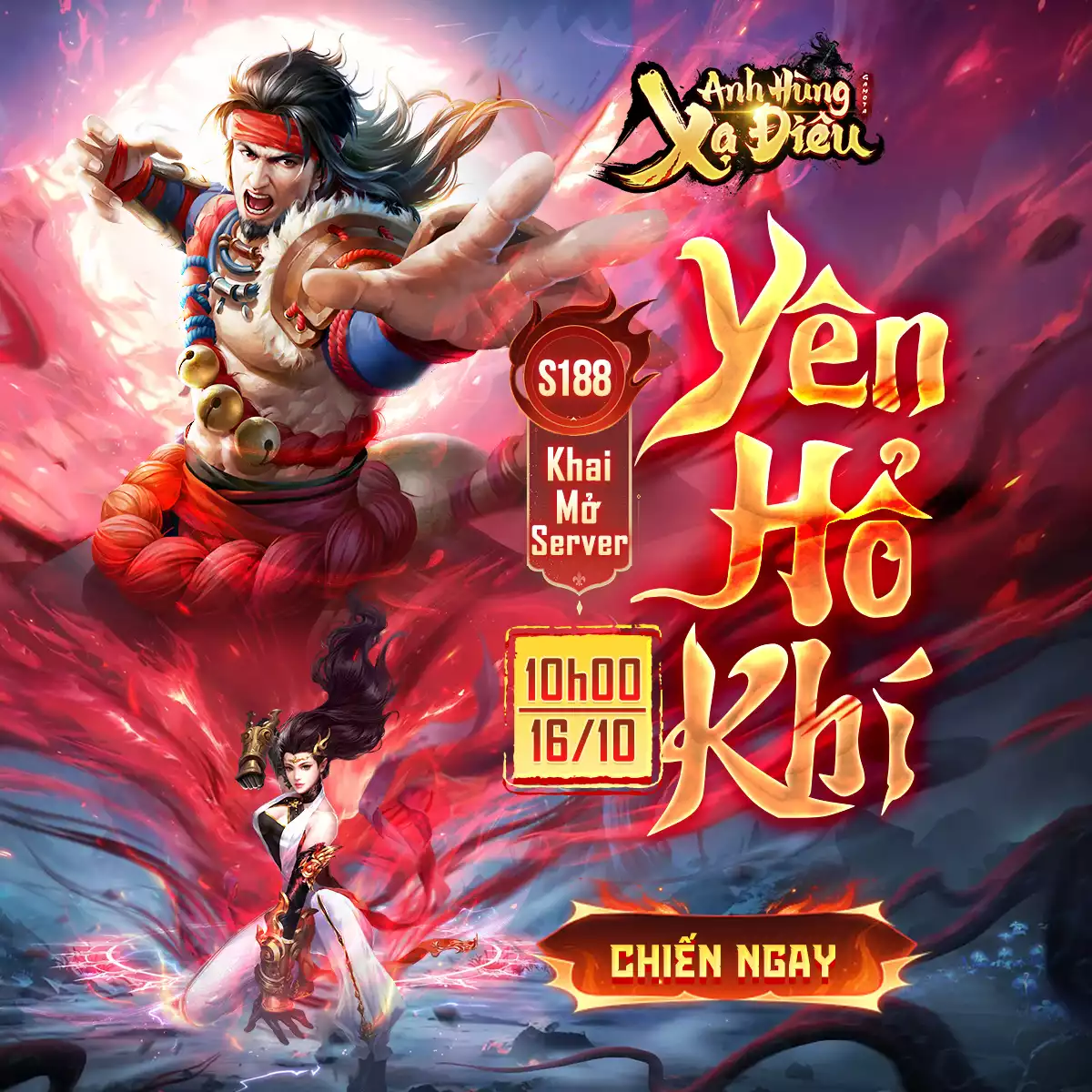 KHAI MỞ MÁY CHỦ MỚI S188 – YÊN HỔ KHÍ (16/10)