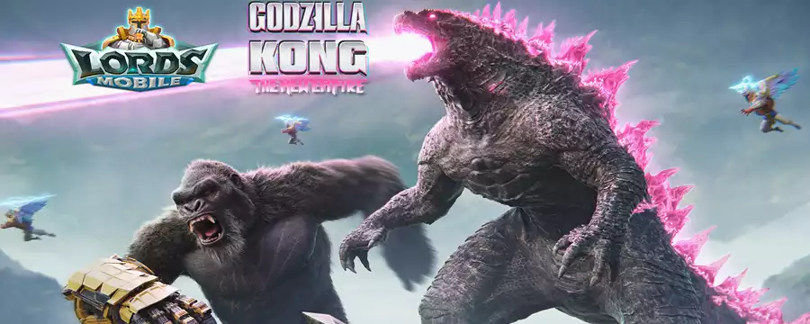 Lords Mobile và Godzilla x Kong: The New Empire - Huyền thoại hợp tác để tạo nên trải nghiệm game đỉnh cao!