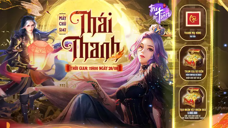 KHAI MỞ SERVER S147 – THÁI THANH (28/08)