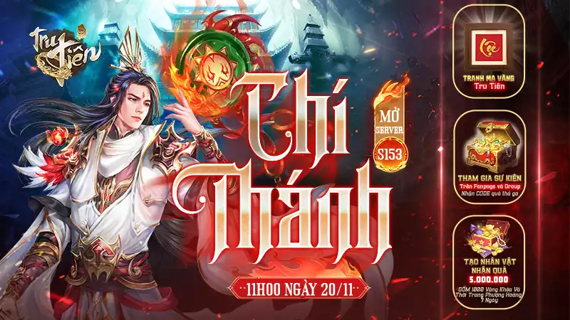 KHAI MỞ SERVER MỚI S153 – CHÍ THÁNH (20/11)